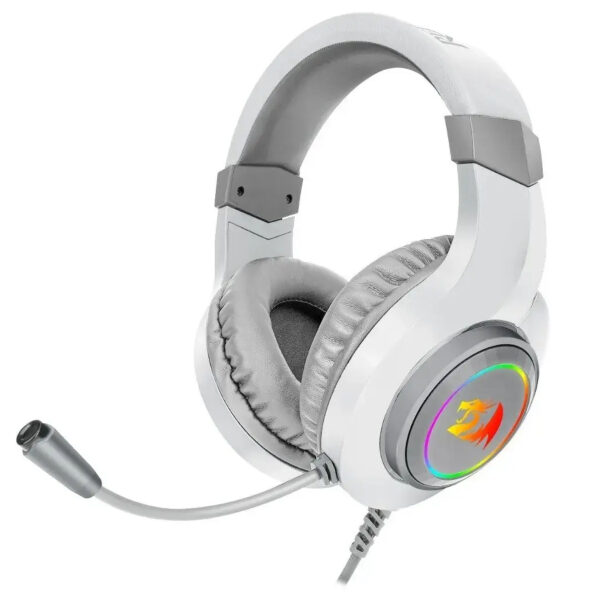 DIADEMA GAMER REDRAGON HYLAS white, Wired headset, RGB backlight